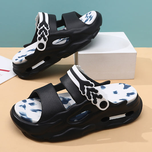 Couple sandals summer new outside wear beach slippers large size leisure sandals Southeast Asia slippers men