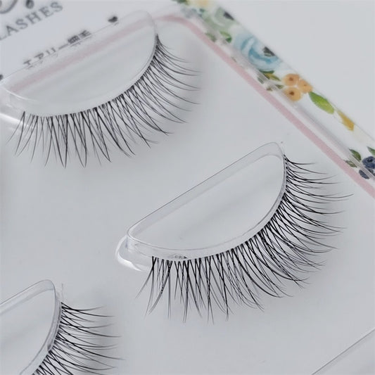 Fine stem transparent stem false eyelashes