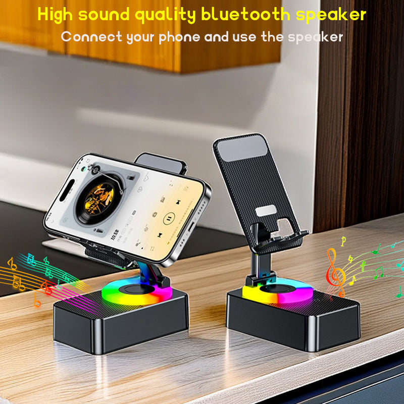 Rechargeable desktop phone stand