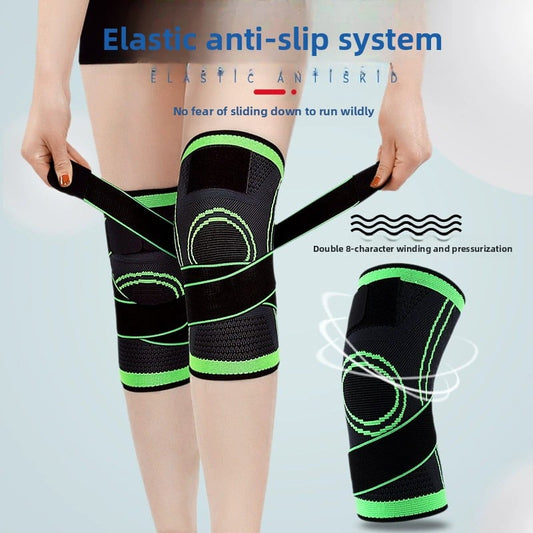 Sports kneecap outdoor riding strap kneecap protective gear running mountaineering kneecap cover sports pressure strap kneecap