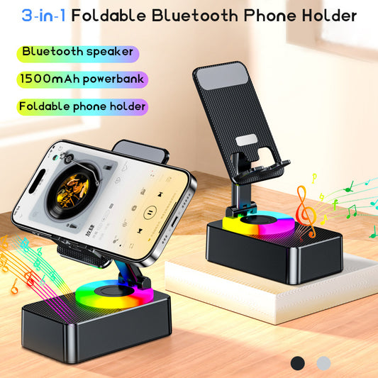 Rechargeable desktop phone stand