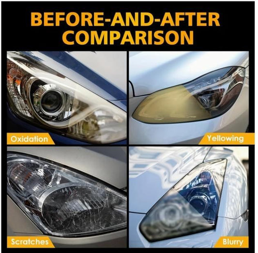 Headlight Renewal and Restoration Kit 200 ml Pack of 2