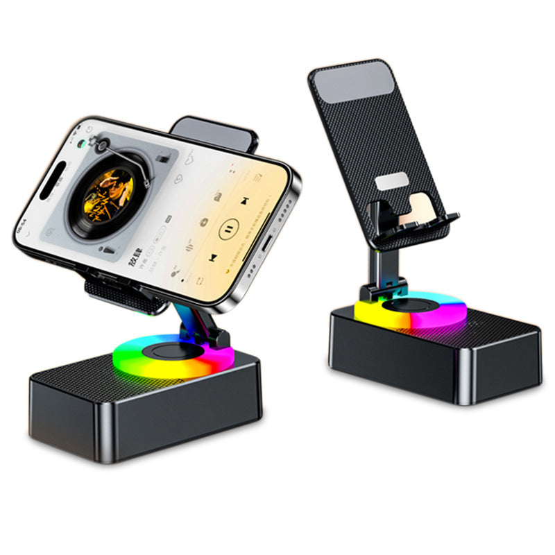 Rechargeable desktop phone stand