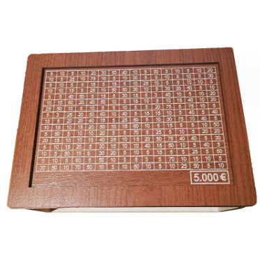 Wooden Money Box with Counter