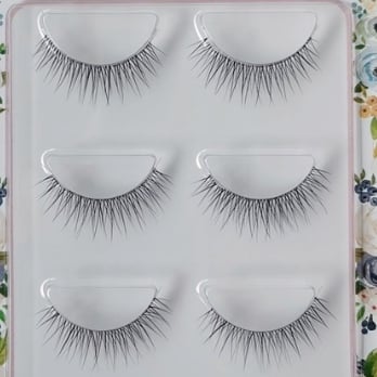 Fine stem transparent stem false eyelashes