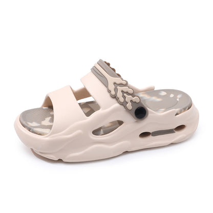 Couple sandals summer new outside wear beach slippers large size leisure sandals Southeast Asia slippers men
