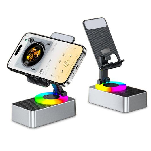 Rechargeable desktop phone stand