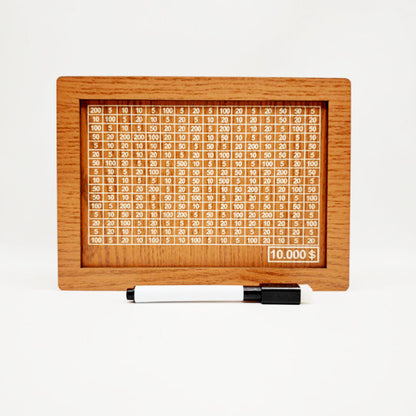 Wooden Money Box with Counter