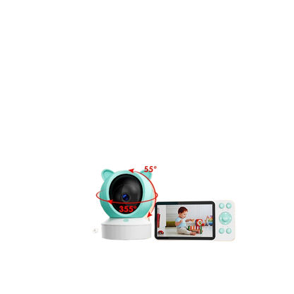Graffiti WiFi Wireless Remote Video Baby Monitor with Screen Mobile Tracking Cry Alarm Baby Monitor
