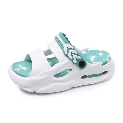 Couple sandals summer new outside wear beach slippers large size leisure sandals Southeast Asia slippers men